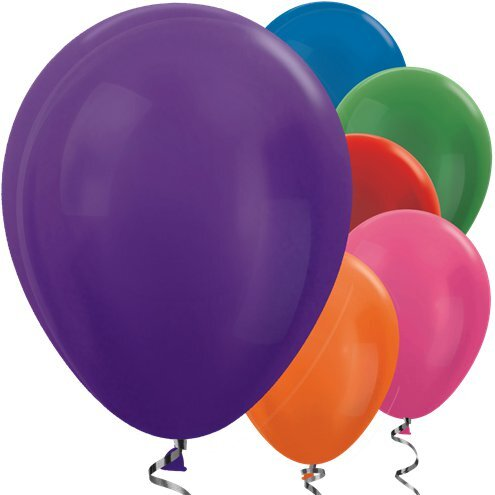 Renkli helyumlu ucan balonlar