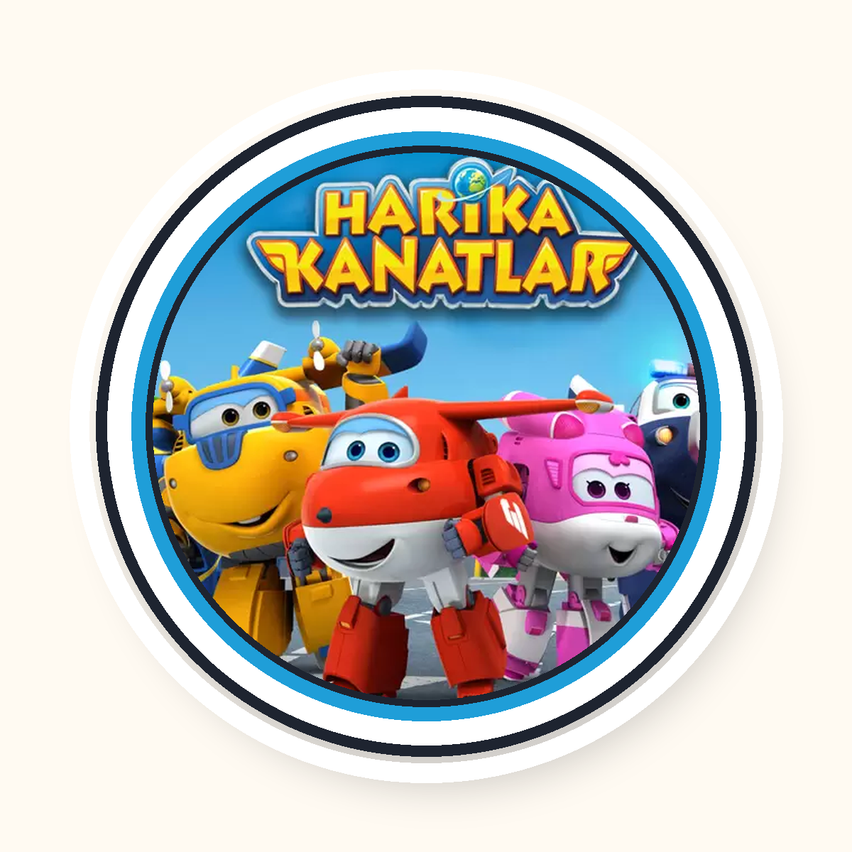 Harika Kanatlar temali parti tabagi